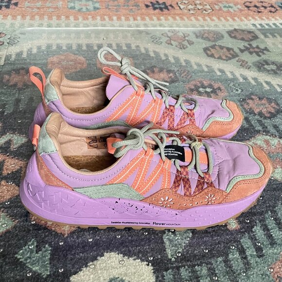 Flower Mountain Shoes - NWT - Flower Mountain Washi Sneakers (purple / orange)